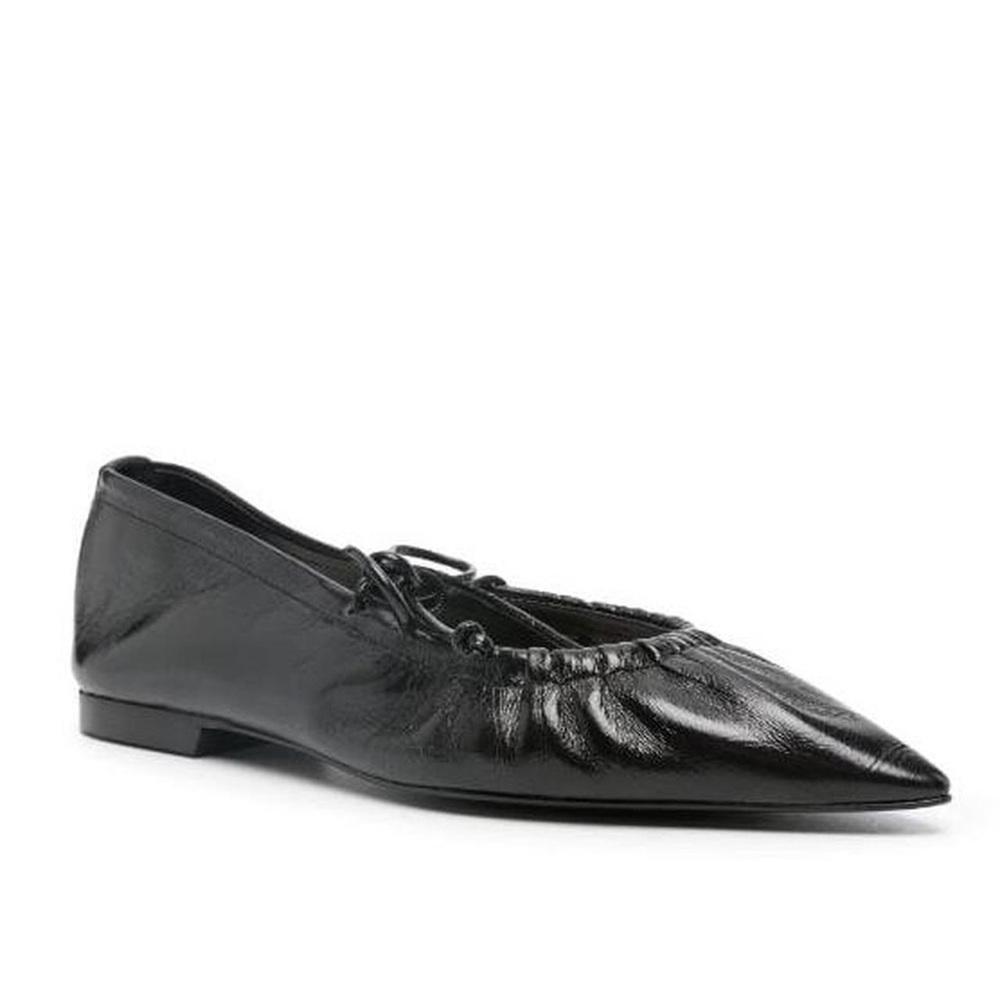 Bimba Y Lola pointed-toe leather ballerina flats